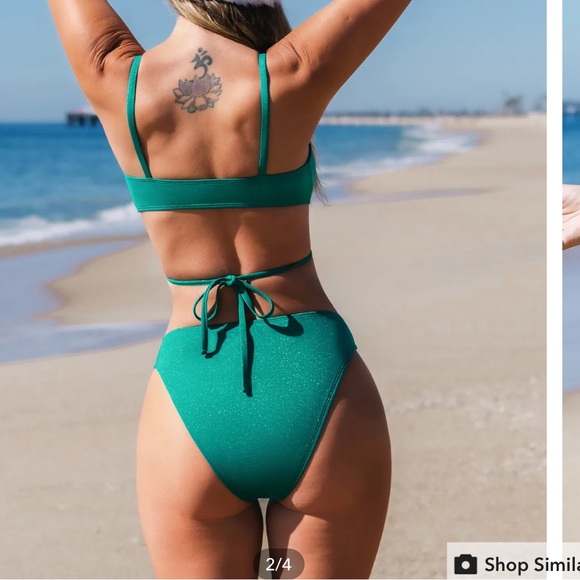 New with tags, size extra large, Cupshe, two piece swimsuit - Picture 2 of 4